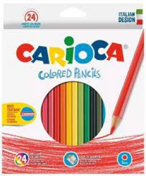 24 colores de madera carioca